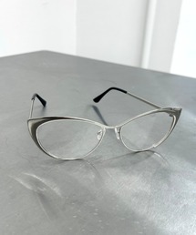 Never mind the XU / Chikashitsu+ | 【Nerd out XU】big cat eye glasses / 【ナードアウトエックスユー】ビッグキャットアイグラス<着用動画あり>(メガネ)