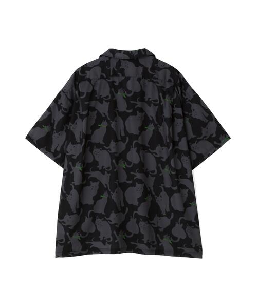 DANKE SCHON(ダンケシェーン)の「【WEB&DEPOT限定】DankeSchon/ダンケシェーン/CAT S/S SHIRTS(シャツ/ブラウス・メンズ・ブラック・XL/L/M)」の5枚目の写真