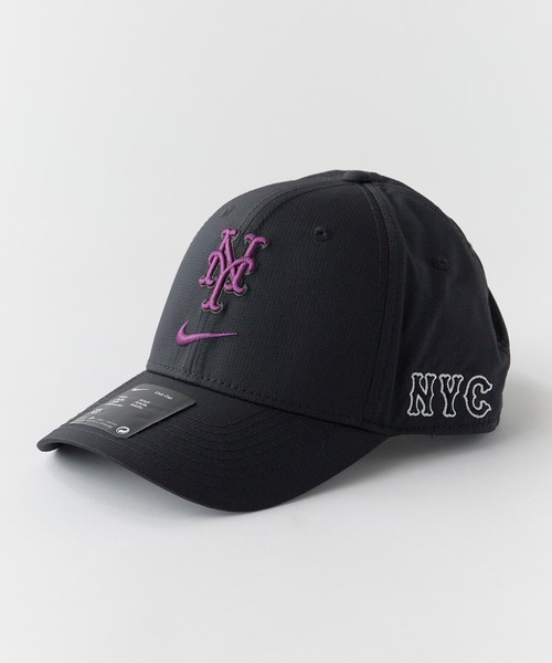 NIKE（ナイキ）の「ナイキ/NIKE MLB RIPSTOP CAP UVプロテクト 日焼け対策 アウトドア 2026年 夏 夏服（キャップ・メンズ・ネイビー/ブラック・S/M/M/L/L/XL）」の3枚目の写真