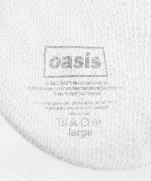 ROCK-OFF(ロックオフ)の「【ROCK-OFF】【3】OASIS BOX PHOTO T-SHIRTS(Tシャツ/カットソー・メンズ・ホワイト/ブラック・X-LARGE/MEDIUM/LARGE)」の15枚目の写真