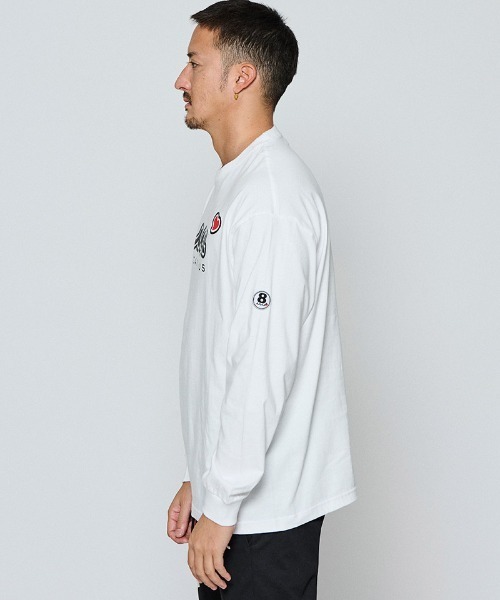ACANTHUS（アカンサス）の「mlt5698-Sweet Extra Logo L-S Tee ロングスリーブTシャツ (MA2698)（Tシャツ/カットソー・メンズ・ブラック/ネイビー/ホワイト・XL/L/M/S）」の12枚目の写真