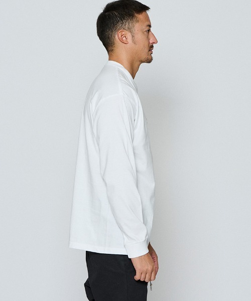ACANTHUS（アカンサス）の「mlt5698-Sweet Extra Logo L-S Tee ロングスリーブTシャツ (MA2698)（Tシャツ/カットソー・メンズ・ブラック/ネイビー/ホワイト・XL/L/M/S）」の14枚目の写真