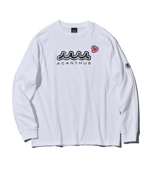 ACANTHUS（アカンサス）の「mlt5698-Sweet Extra Logo L-S Tee ロングスリーブTシャツ (MA2698)（Tシャツ/カットソー・メンズ・ブラック/ネイビー/ホワイト・XL/L/M/S）」の4枚目の写真
