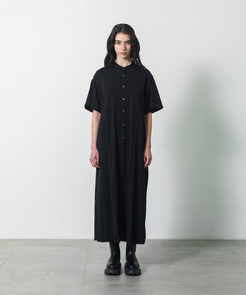 CITY TOKYO（シティトウキョウ）の「【CITY TOKYO/シティートウキョウ】Back Tuck Arrangement Dress / バックタックアレンジメントワンピース（ワンピース・レディース・ホワイト・1/2）」の6枚目の写真