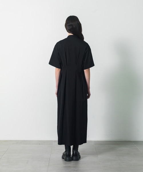 CITY TOKYO（シティトウキョウ）の「【CITY TOKYO/シティートウキョウ】Back Tuck Arrangement Dress / バックタックアレンジメントワンピース（ワンピース・レディース・ホワイト・1/2）」の8枚目の写真
