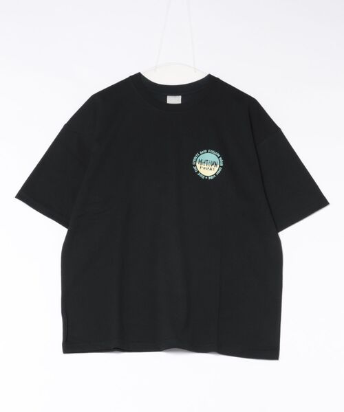 8(eight)(エイト)の「ロゴプリントビッグシルエットTシャツ(Tシャツ/カットソー・メンズ・ラベンダー/ブラック/ホワイト・X-LARGE/LL/L/LARGE/MEDIUM/M)」の2枚目の写真