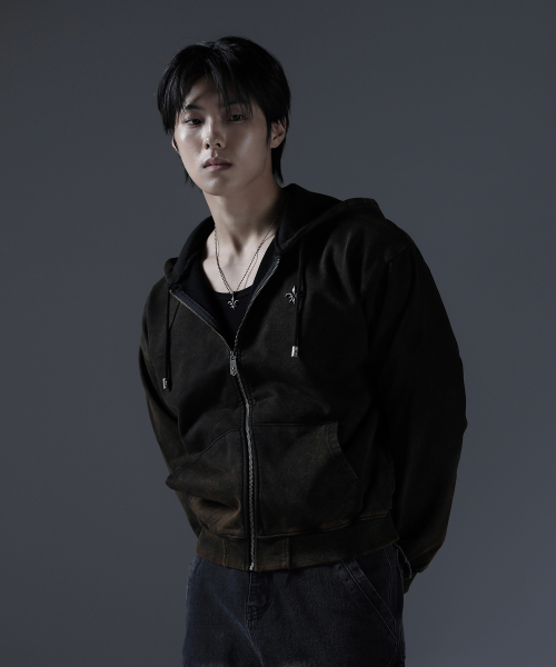 CARMID（カミド）の「アンティークピグメントクロップフードジップアップ[ブラウン]（パーカー・メンズ・その他・1/2/3）」の6枚目の写真