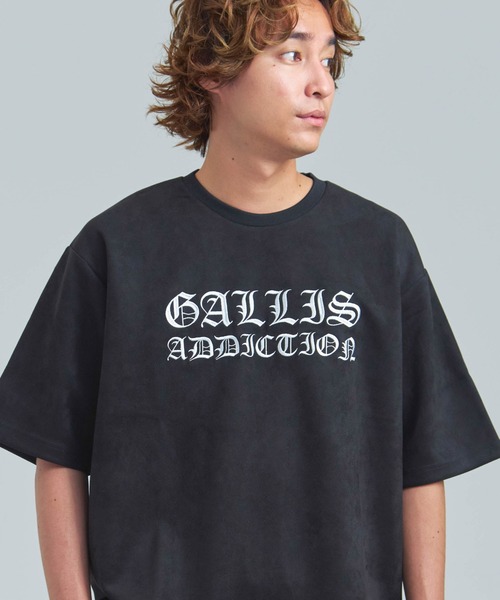 GALLIS ADDICTION(ガリスアディクション)の「GA Suede 刺繍 Tee(Tシャツ/カットソー・メンズ・アイボリー/ブラック/ブラック系2・M/L)」の5枚目の写真