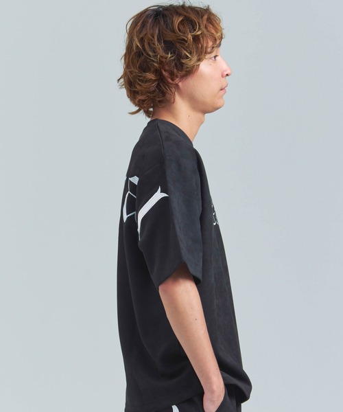 GALLIS ADDICTION(ガリスアディクション)の「GA Suede 刺繍 Tee(Tシャツ/カットソー・メンズ・アイボリー/ブラック/ブラック系2・M/L)」の6枚目の写真