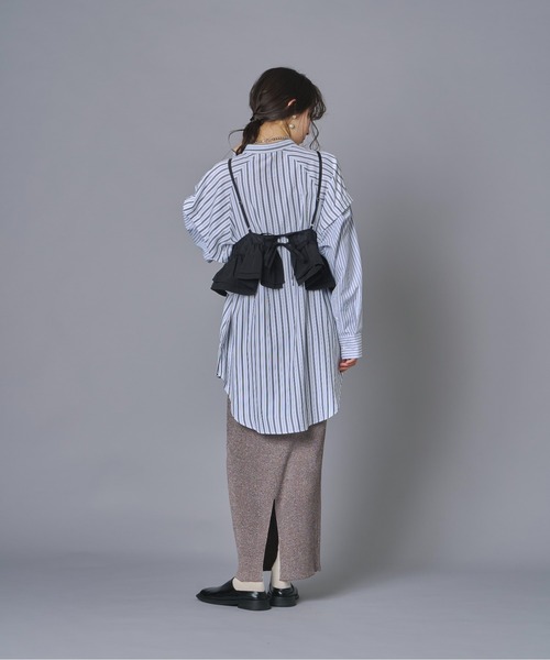terrace(テラス)の「セパレートスリーブマルチウェイシャツ(シャツ/ブラウス・レディース・ベージュ/オフホワイト/サックスブルー・FREE)」の19枚目の写真