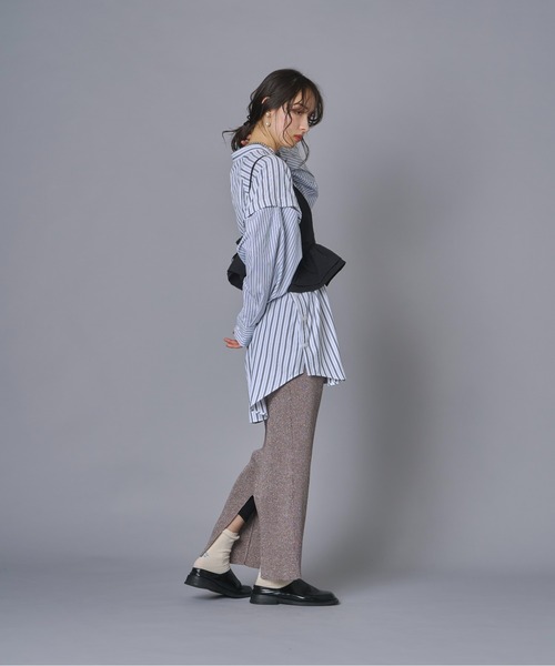 terrace(テラス)の「セパレートスリーブマルチウェイシャツ(シャツ/ブラウス・レディース・ベージュ/オフホワイト/サックスブルー・FREE)」の20枚目の写真