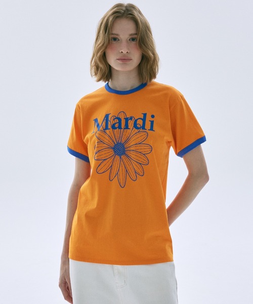 Mardi Mercredi｜マルディメクルディのTシャツ/カットソー（オレンジ