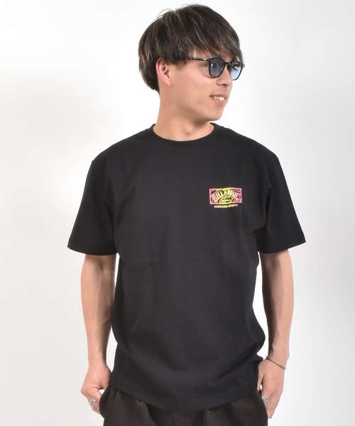 ムラサキスポーツ（ムラサキスポーツ）の「【ムラサキスポーツ限定】MURASAKI ムラサキ × BILLABONG ビラボン コラボレーション 半袖 Tシャツ BG01AU42（Tシャツ/カットソー・メンズ・ブラック/ホワイト/ライトグリーン・L/XL/M）」の8枚目の写真