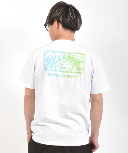 ムラサキスポーツ（ムラサキスポーツ）の「【ムラサキスポーツ限定】MURASAKI ムラサキ × BILLABONG ビラボン コラボレーション 半袖 Tシャツ BG01AU42（Tシャツ/カットソー・メンズ・ブラック/ホワイト/ライトグリーン・L/XL/M）」の5枚目の写真