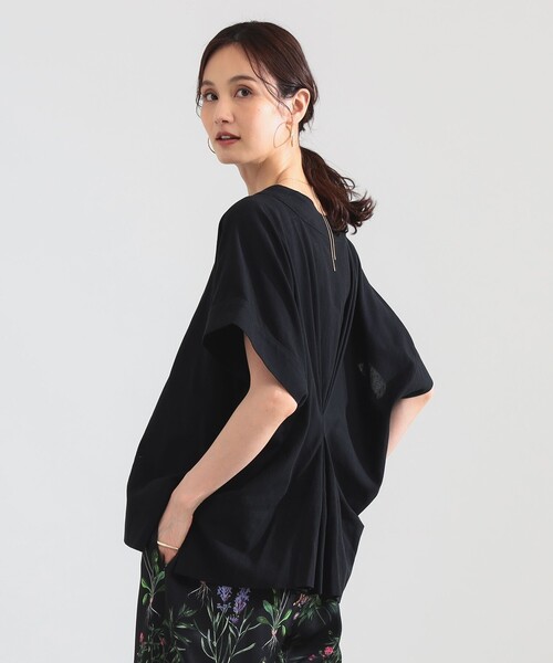 Demi-Luxe BEAMS(デミルクス ビームス)の「コットン Vネック ブラウス(シャツ/ブラウス・レディース・ホワイト/ブラック・ONE SIZE)」の10枚目の写真