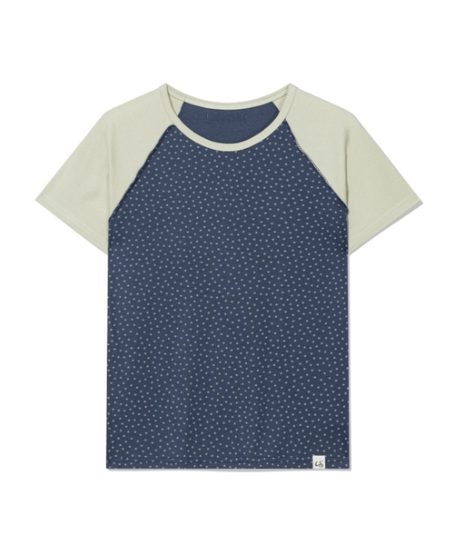 UGLY SHADOW(アグリーシャドウ)の「STAR CONTRAST RAGLAN T-SHIRT(NAVY)(Tシャツ/カットソー・レディース・その他・FREE)」の3枚目の写真