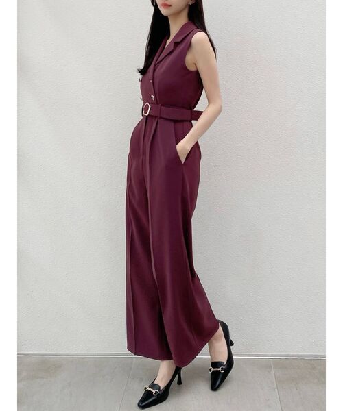 RESEXXY（リゼクシー）の「テーラーワイドコンビネゾン（ワンピース・レディース・アイボリー/ブラック/レッド・SMALL/MEDIUM）」の20枚目の写真