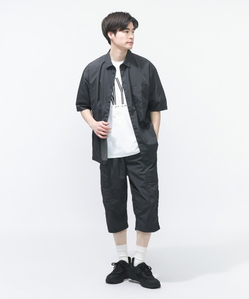 TIGORA（ティゴラ）の「ティゴラ TIGORA 撥水軽量半袖シャツ（シャツ/ブラウス・メンズ・グリーン/チャコールグレー・S/M/L/LL/3L）」の6枚目の写真