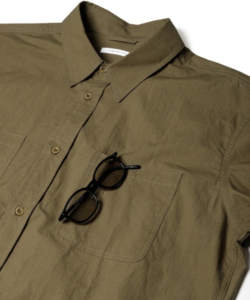 Sandinista(サンディニスタ)の「Gentle Work S/S Shirt / ワーク半袖シャツ(シャツ/ブラウス・メンズ・オリーブ/ブラック/ホワイト・SMALL/MEDIUM/LARGE)」の16枚目の写真