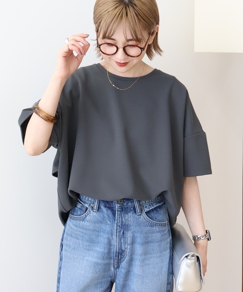 WEB限定】バックフリル半袖プルオーバー（Tシャツ/カットソー