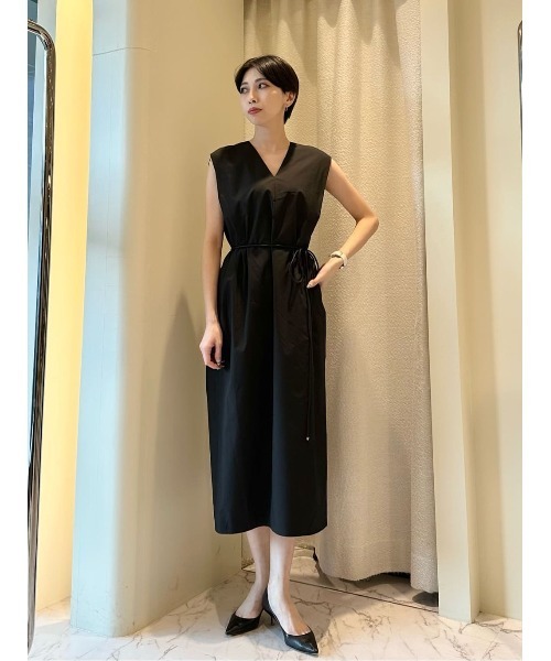COLUMN(コラム)の「COLUMN / ノースリーブコクーンワンピース(ワンピース・レディース・ベージュ/ブラック・36/38)」の9枚目の写真