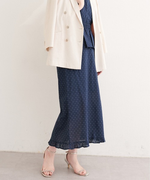 natural couture(ナチュラルクチュール)の「裾フリルチェック柄スカート(スカート・レディース・ブラウン系その他/グリーン系その他/ネイビー/ブラック系その他・FREE)」の11枚目の写真