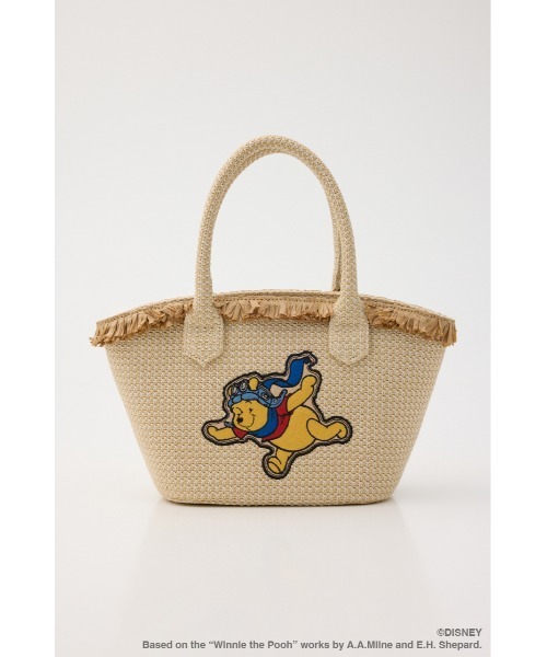 Disney SERIES CREATED by MUS(ディズニーシリーズクリエイテッドバイエムユーエス)の「MD BASKET バッグ / POOH(かごバッグ・レディース・キャメル/ブラック・FREE)」の15枚目の写真