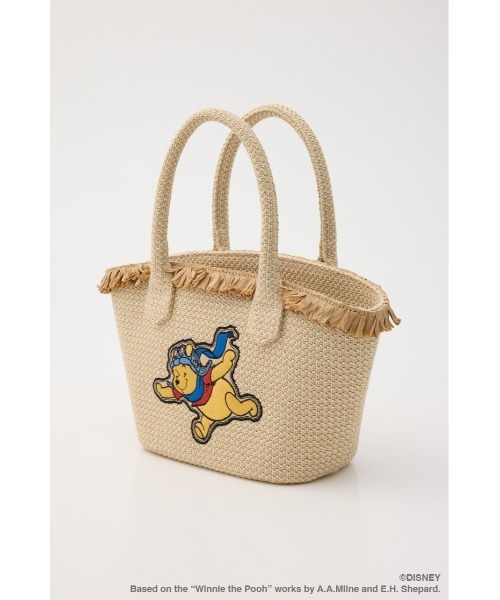 Disney SERIES CREATED by MUS(ディズニーシリーズクリエイテッドバイエムユーエス)の「MD BASKET バッグ / POOH(かごバッグ・レディース・キャメル/ブラック・FREE)」の16枚目の写真