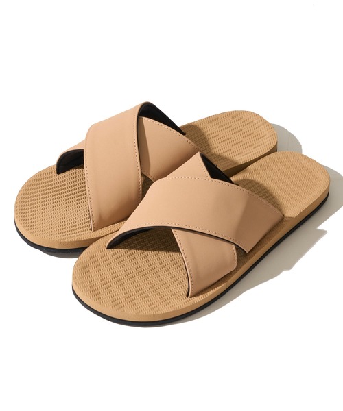 Indosole(インドソール)の「【Indosole/インドソール】ESSNTLS CROSS SANDALS(サンダル・メンズ・グリーン/ブラック/ネイビー/ベージュ/ホワイト/ブラウン・MEDIUM/LARGE/X-LARGE)」の10枚目の写真