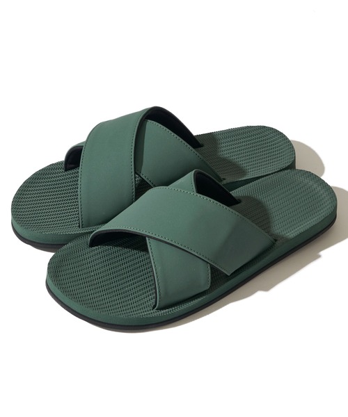 Indosole(インドソール)の「【Indosole/インドソール】ESSNTLS CROSS SANDALS(サンダル・メンズ・グリーン/ブラック/ネイビー/ベージュ/ホワイト/ブラウン・MEDIUM/LARGE/X-LARGE)」の11枚目の写真