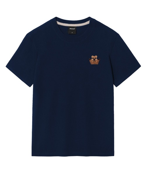 OKSTAR(オクスター)の「クォーカ刺繍半袖(Tシャツ/カットソー・レディース・ブラック/カーキ/ライトベージュ/グレー/ダークブルー/ダークグリーン/ライトグレー/ダークグレー/クリーム/ホワイト/ネイビー・SMALL/MEDIUM/LARGE/X-LARGE/2XL/3XL/4XL)」の10枚目の写真