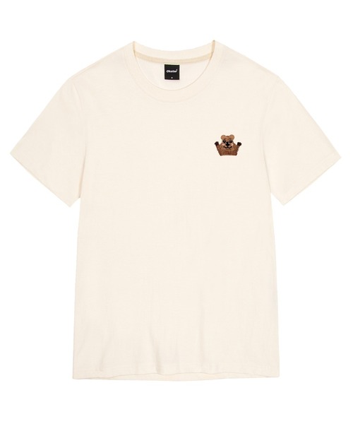OKSTAR(オクスター)の「クォーカ刺繍半袖(Tシャツ/カットソー・レディース・ブラック/カーキ/ライトベージュ/グレー/ダークブルー/ダークグリーン/ライトグレー/ダークグレー/クリーム/ホワイト/ネイビー・SMALL/MEDIUM/LARGE/X-LARGE/2XL/3XL/4XL)」の6枚目の写真
