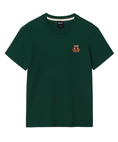 OKSTAR(オクスター)の「クォーカ刺繍半袖(Tシャツ/カットソー・レディース・ブラック/カーキ/ライトベージュ/グレー/ダークブルー/ダークグリーン/ライトグレー/ダークグレー/クリーム/ホワイト/ネイビー・SMALL/MEDIUM/LARGE/X-LARGE/2XL/3XL/4XL)」の8枚目の写真
