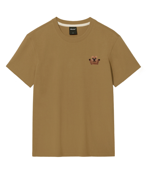 OKSTAR(オクスター)の「クォーカ刺繍半袖(Tシャツ/カットソー・レディース・ブラック/カーキ/ライトベージュ/グレー/ダークブルー/ダークグリーン/ライトグレー/ダークグレー/クリーム/ホワイト/ネイビー・SMALL/MEDIUM/LARGE/X-LARGE/2XL/3XL/4XL)」の21枚目の写真