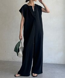 DouDou | 【WEB限定】カットジョーゼットオールインワン(つなぎ/オールインワン)
