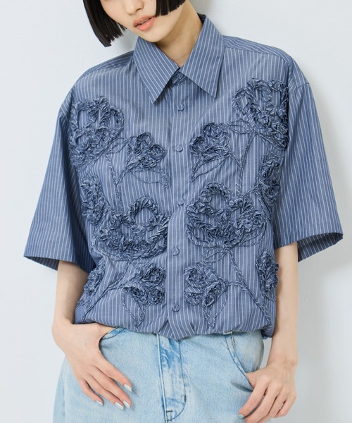 TAAKK/ターク】Short Sleeve Shirt/ショートスリーブシャツ（シャツ