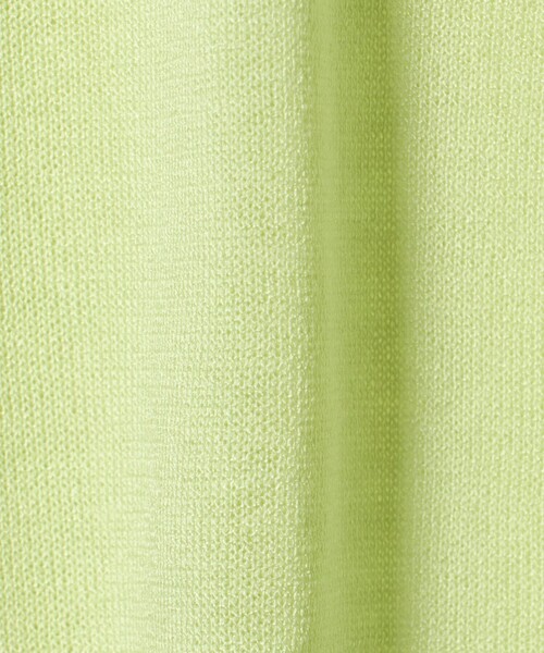 BEAUTY&YOUTH UNITED ARROWS(ビューティーアンドユースユナイテッドアローズ)の「【WEB限定 Wardrobe DAILY MINIMAL】ハーフスリーブ シアーカーディガン ウォッシャブル(カーディガン/ボレロ・レディース・ライム/ダークブラウン/ホワイト・FREE)」の21枚目の写真