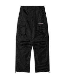 WORLDDILEMA（ワールドジレンマ）の「Woven Pocket Cargo Pants (Black)（その他パンツ）」
