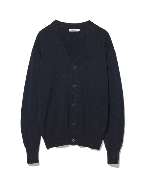 V‑neck knit cardigan — кардиган V‑neck, кашемир‑смесь