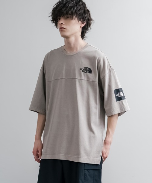 THE NORTH FACE(ザノースフェイス)の「THE NORTH FACE WHITE LABEL STITCH DYEING S/S R/TEE オーバーサイズステッチラインワンポイントロゴピグメント加工半袖Tシャツ(Tシャツ/カットソー・メンズ・チャコールグレー/ベージュ/ホワイト・XL/M/XXL/L)」の16枚目の写真