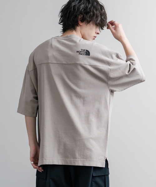 THE NORTH FACE(ザノースフェイス)の「THE NORTH FACE WHITE LABEL STITCH DYEING S/S R/TEE オーバーサイズステッチラインワンポイントロゴピグメント加工半袖Tシャツ(Tシャツ/カットソー・メンズ・チャコールグレー/ベージュ/ホワイト・XL/M/XXL/L)」の17枚目の写真