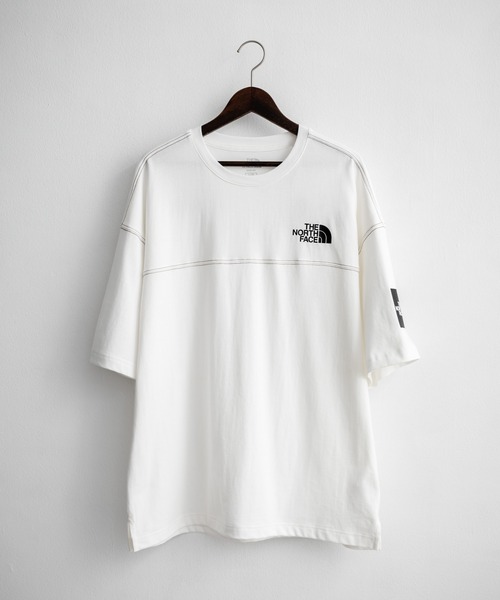THE NORTH FACE(ザノースフェイス)の「THE NORTH FACE WHITE LABEL STITCH DYEING S/S R/TEE オーバーサイズステッチラインワンポイントロゴピグメント加工半袖Tシャツ(Tシャツ/カットソー・メンズ・チャコールグレー/ベージュ/ホワイト・XL/M/XXL/L)」の21枚目の写真
