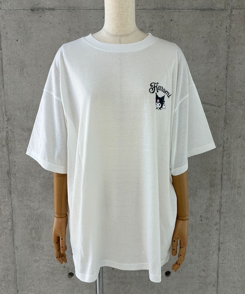 GLAMOROUS JANE(グラマラスジェーン)の「クロミバックプリントTシャツ(Tシャツ/カットソー・レディース・ブラック/オフホワイト/杢グレー・FREE)」の11枚目の写真