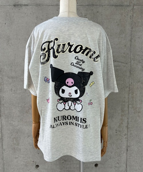 GLAMOROUS JANE(グラマラスジェーン)の「クロミバックプリントTシャツ(Tシャツ/カットソー・レディース・ブラック/オフホワイト/杢グレー・FREE)」の22枚目の写真