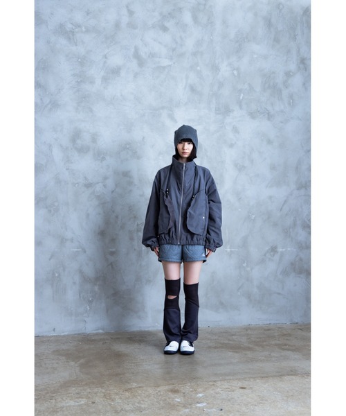 TAMYU(タミュー)の「TAMYU - 3D Pocket Nylon Jacket / 立体ポケットナイロンジャケット(ブルゾン・メンズ・グレー/ブラック・FREE)」の18枚目の写真