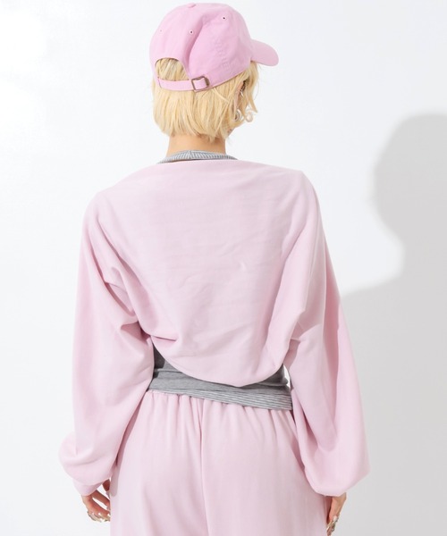 ANAP(アナップ)の「マルチway袖風ベルト付きスウェットコクーンパンツ(その他パンツ・レディース・ピンク/ブラック/グレー・F)」の8枚目の写真