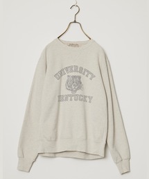 REMI RELIEF/レミレリーフ SP加工裏毛クルー（KENTUCKY) クルーネックスウェット ヴィンテージ メンズ 2026年秋冬 秋服