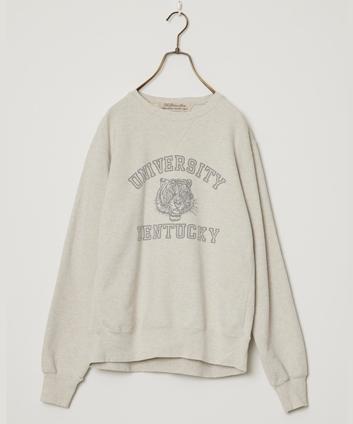 REMI RELIEF(レミレリーフ)の「REMI RELIEF/レミレリーフ SP加工裏毛クルー(KENTUCKY) クルーネックスウェット ヴィンテージ メンズ 2026年秋冬 秋服(スウェット・メンズ・ブラック/グレー/オートミール・M/L/XL)」の3枚目の写真
