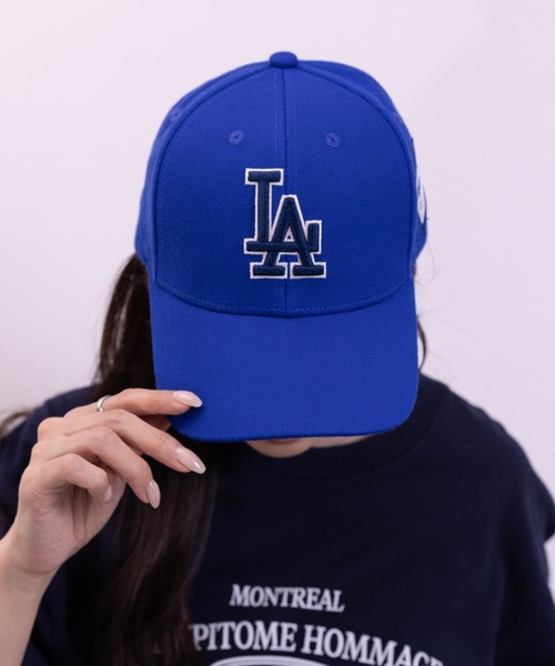 MLB Korea(エムエルビーコリア)の「MLB Korea(エムエルビーコリア)/ダイヤモンド刺繍 ロゴパッチ ボールキャップ 帽子/DIAMOND LOGO PATCH BALL CAP(キャップ・レディース・ベージュ/ブラック系その他2/ホワイト/ブラック系その他/ブラック×ピンク/ブラック×ゴールド/ブルー/グレー・FREE)」の8枚目の写真