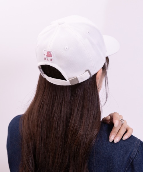 MLB Korea(エムエルビーコリア)の「MLB Korea(エムエルビーコリア)/ダイヤモンド刺繍 ロゴパッチ ボールキャップ 帽子/DIAMOND LOGO PATCH BALL CAP(キャップ・レディース・ベージュ/ブラック系その他2/ホワイト/ブラック系その他/ブラック×ピンク/ブラック×ゴールド/ブルー/グレー・FREE)」の20枚目の写真